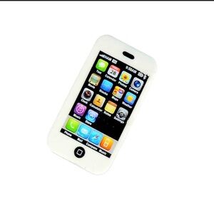 White Smartphone (iphone) Tiny Eraser
